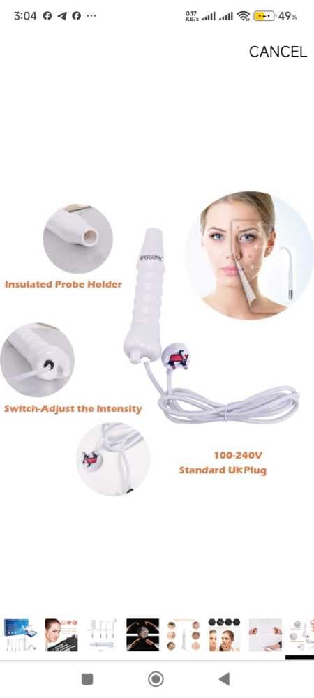 جهاز تجميل الوجه عالي التردد