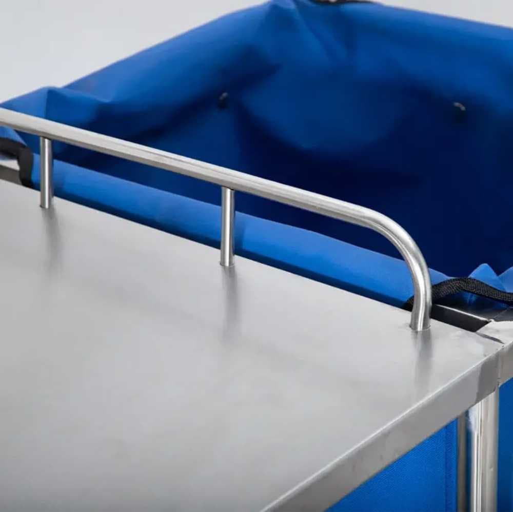 ترولي نظافة متعدد الاستخدامات ستيل  Hospital Linen Trolley