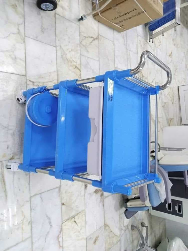 ترولي كبير ثلاثة رفوف abs