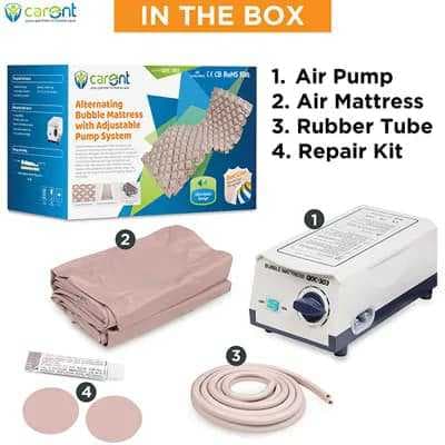 فراش هوائي مع مضخة يعمل بالتبادل  لتجنب التقرحات ومنع ألم الظهر